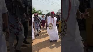 Ezeudo And Akurienne Dancing To Igba Eze Enugwu-Ukwu At Ofala Ukpo 2020