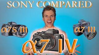 Sony A7 IV vs. Sony A7S III vs. Sony A7 III. Comparing the Sony A7 Series: A7 IV, A7S III and A7 III