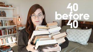 40 BOOKS I want to read before I turn 40!