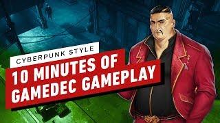 Gamedec: 10 Minutes of Cyberpunk-Themed RPG Gameplay