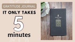  How to Keep a Gratitude Journal | Midori 5 Year Diary