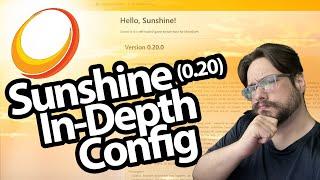 Sunshine 0.20 Configuration (In-Depth)