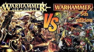 Age of Sigmar VS Warhammer 5th edition. DEFINITIVE TEST.