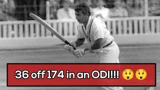 Cricket Classics: #SunilGavaskar 36 off 174 Balls!  #vintage #oldcricketstories