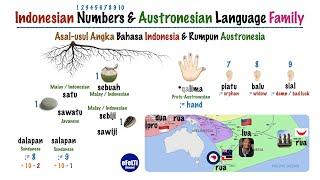 Indonesian Numbers Etymology & Austronesian Languages (Animated Instrumental Version)