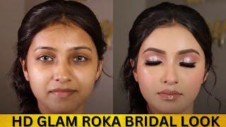 HD INDIAN ROKA BRIDE Makeup Tutorial  @SakshiGuptaMakeupStudioAcademy  #makeup #tutorial