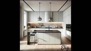 Современные идеи дизайна кухни: стиль, комфорт #shorts #elizsun  #kitchen #home #luxuryhomes