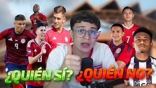 ¿QUIÉN SÍ? ¿QUIÉN NO? CONVOCATORIA DE COSTA RICA