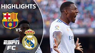 Alaba's El Clasico rocket helps Real Madrid win 2-1 vs. Barcelona | LaLiga Highlights | ESPN FC