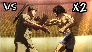 BOTH Ohma Tokita vs Sen Hatsumi Matches DUBBED!!- The Floating Cloud & Kengan Ashura HD! ️