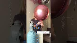 3D Sphere foil helium balloon