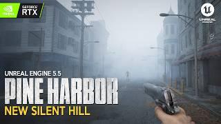 PINE HARBOR First Major Update Gameplay | New Horror game like SILENT HILL in Unreal Engine 5.5