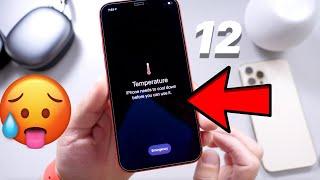 iPhone 12  Temperature Warning!