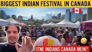 TASTE OF INDIA | BIGGEST INDIAN PEOPLE FESTIVAL IN CANADA | INTERNATIONAL STUDENT VLOGS