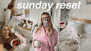 a productive + chatty SUNDAY RESET VLOG   { cleaning, meal prep, new skincare haul + more }