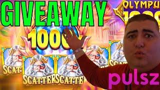 Huge Live Slot Play + GIVEAWAY At Pulsz