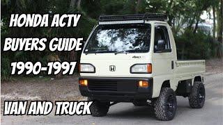 Honda ACTY Buyers Guide 1990-1997 Review