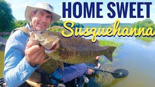 Susquehanna Smallmouth July Rising Water Patterns