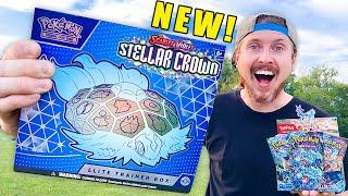 NEW Pokemon Stellar Crown ETB Had a CRAZY TURTLE Pull! (opening cards)