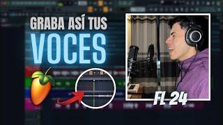  Así debes GRABAR VOCES en el NUEVO FL STUDIO 24