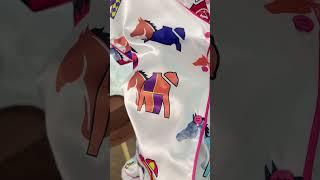 Kentucky Derby Contenders Colorful Jockey Horse Racing Satin Pajama Set - SheShow.com #fashion #ootd