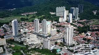 Eagle-eye view: Straits Quay Area, Tanjung Tokong, Penang Island, Malaysia