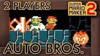 Super Mario Maker 2 - Crazy "2 Players Auto Bros." Level