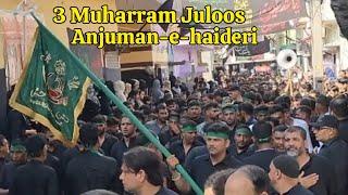 Anjuman-e-haideri || 3 Muharram juloos Nowgawan Sadat || Azadari Nowgawan Sadat 2023