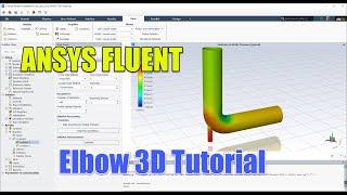  #Ansys Fluent Tutorial | Elbow 3D Steady | Ansys Student Version