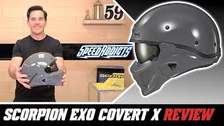 Scorpion EXO Covert X Helmet Review at SpeedAddicts.com