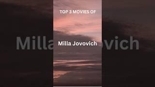 TOP 3 MOVIES OF MILLA JOVOVICH | EXPLORE MOVIES & SERIES#shorts