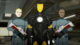 Ironman meets nick fury (Ironman:Armored Adventures)