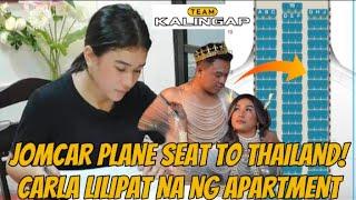 JOMCAR MAGKATABI SA EROPLANO PAPUNTANG THAILAND! CARLA AT ROSE LILIPAT NA NG APARTMENT! #kalingaprab