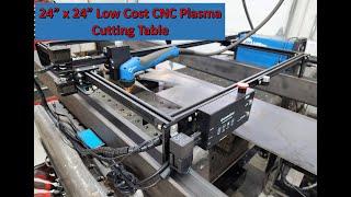 24" x 24" Low Cost Home Built CNC Plasma Cutting Table