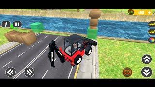 Village jcb simulater game ma pillar complete bridge  gameplay