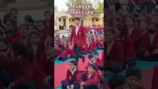 Navodaya vidyalaya student entry on stage and  wlcm by friends #navodaya #jnv viral shorts videos