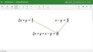 Equation System - Elimination Method Workaround