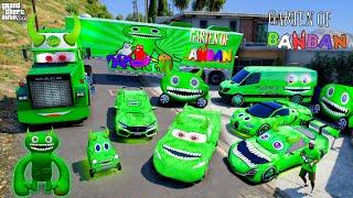 GTA 5 - Stealing JUMBO JOSH GARTEN OF BANBAN CARS with Franklin! (Real Life Cars #206)