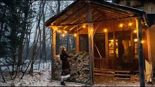 A Quiet Day Alone at my Cabin (cozy ambiance & classical music)