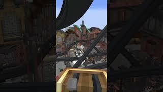 I built an INVERTED COASTER in Minecraft Create Mod! #minecraft #themepark  #create