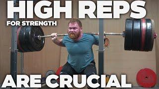 How We Use High Reps & High Volume To Increase Strength!