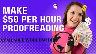 NON PHONE JOBS!! 5 Proofreading Websites To Work From Home | Earn $50/hour | Worldwide |Proofreading