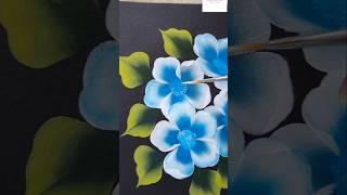 Paint some easy flowers with me in easy strokes #wocol #reels