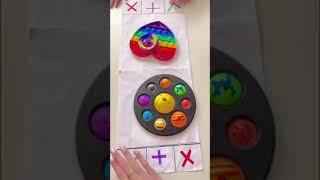 RAINBOW FIDGET TRADING WITH MY SIS! 
