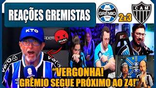 REAÇÕES GREMISTAS - GRÊMIO 2x3 ATLÉTICO MG- BRASILEIRÃO - VAMOS RIR DO GRÊMIO!