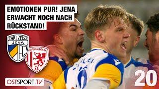 Emotionen pur! Jena erwacht nach Rückstand: Carl Zeiss Jena - Greifswalder FC | Regionalliga Nordost