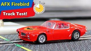 AFX Firebird Mega G+ Slot Car TRACK TEST!