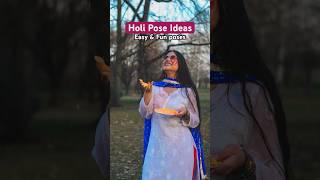 5 Best Holi Pose Ideas | Holi 2025 | Holi photoshoot | Minisha Pathak #holi2025 #photography #shorts