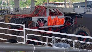 Outlaw (Michael Harper) freestyle in Seguin, TX (3/26/23) [Show 4] | Monster Truck Wars