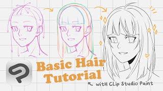  how to draw HAIR // beginner tutorial // tips & mistakes 